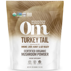 Turkey Tail Mushroom Powder Om Mushrooms