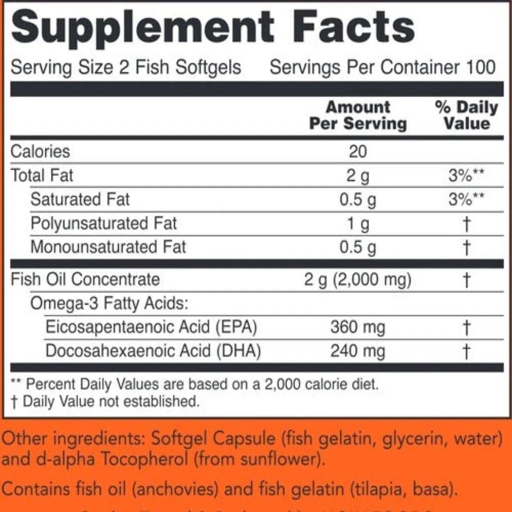 Omega-3 Molecularly Dist NOW