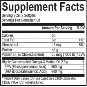 Omega 3D II Lemon Nutritional Frontiers