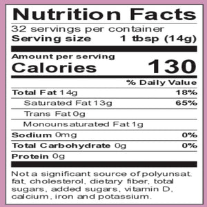 Coconut Oil Omega Nutrition