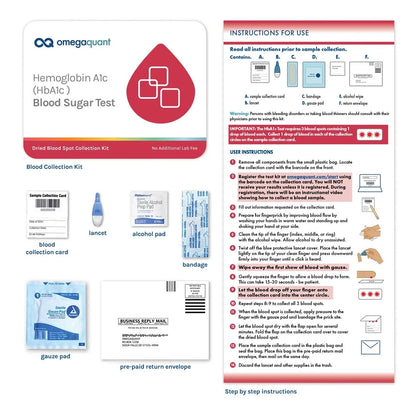 Hemoglobin A1c (HbA1c) OmegaQuant