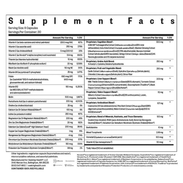 Optimal Multivitamin