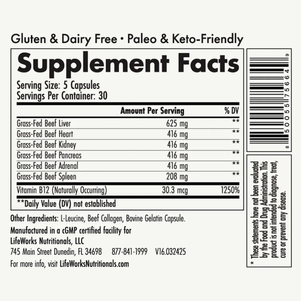 Organ + by LifeWorks Nutritionals