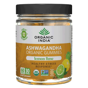 Organic Ashwagandha Gummies 60ct Organic India