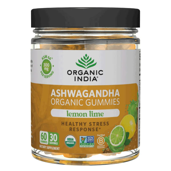 Organic Ashwagandha Gummies 60ct Organic India