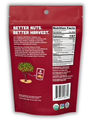 Organic Cashews - Roasted - 4 oz (112 Grams)