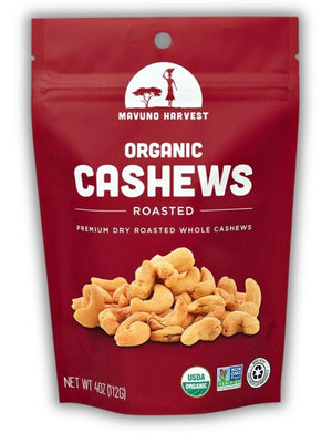 Organic Cashews - Roasted - 4 oz (112 Grams)