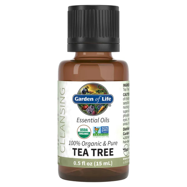 Tea Tree Organic Essential Oil 0.5 oz Garden of life