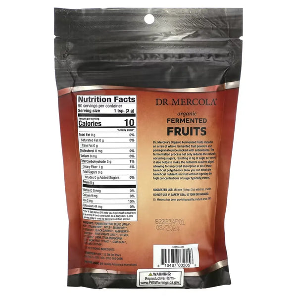 Organic Ferm Fruits Dr. Mercola