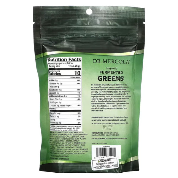 Organic Fermented Greens Dr. Mercola