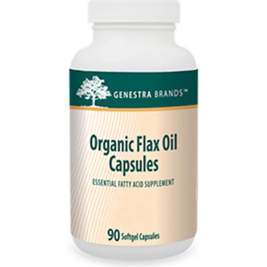 Organic Flax Oil Capsules Genestra