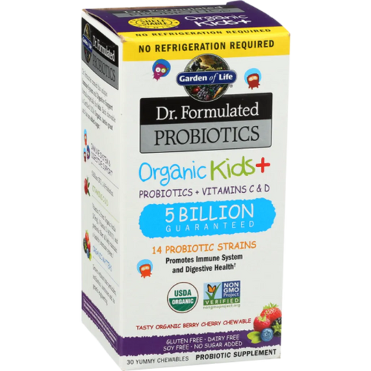 Organic Kids Probiotics Berry SS 30chew Garden of life