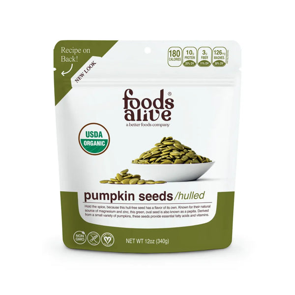 Organic Pumpkin Seeds by Foods Alive at Nutriessen 8