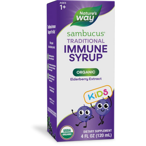 Organic Sambucus Syrup for Kids Natures way