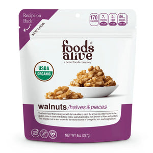 Organic Walnuts by Foods Alive at Nutriessential.com