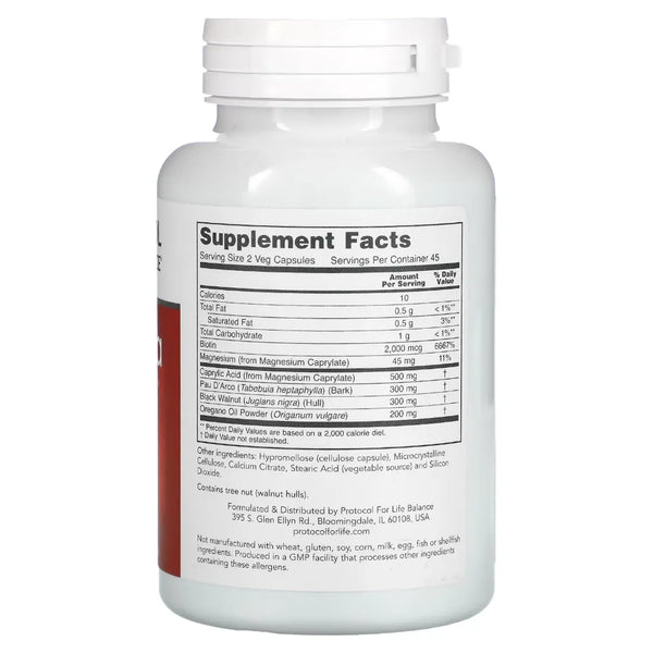 OrthoFlora Yeast Support Protocol for life Balance