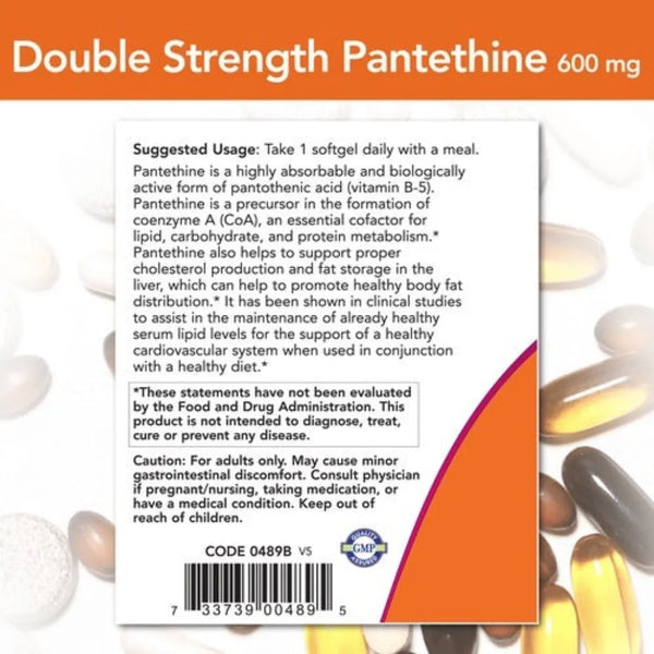 Pantethine 600 mg NOW