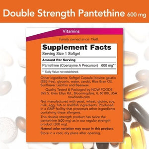Pantethine 600 mg NOW