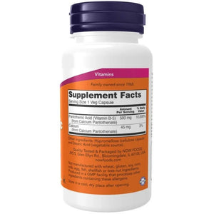 Pantothenic Acid 500 mg NOW