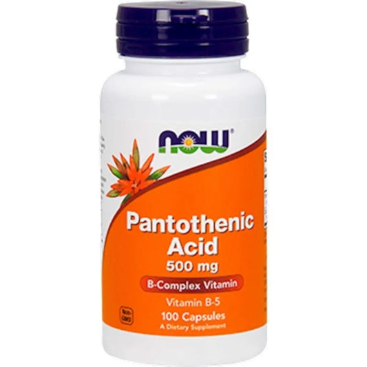 Pantothenic Acid 500 mg NOW