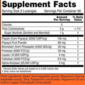 Papaya Enzymes NOW