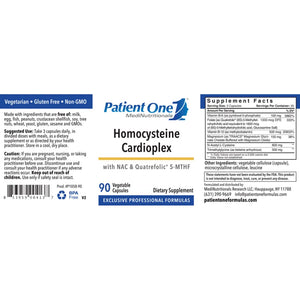 Homocysteine Cardioplex patient one