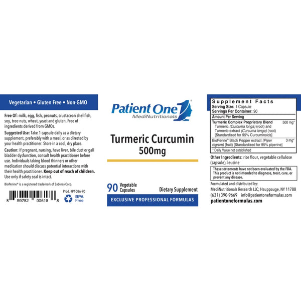Turmeric Curcumin 500-mg