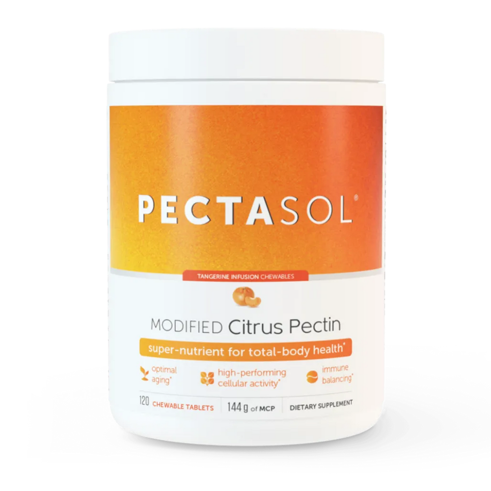 PectaSol-C Modified Citrus Pectin Chewable Tablets - Tangerine Flavor EcoNugenics