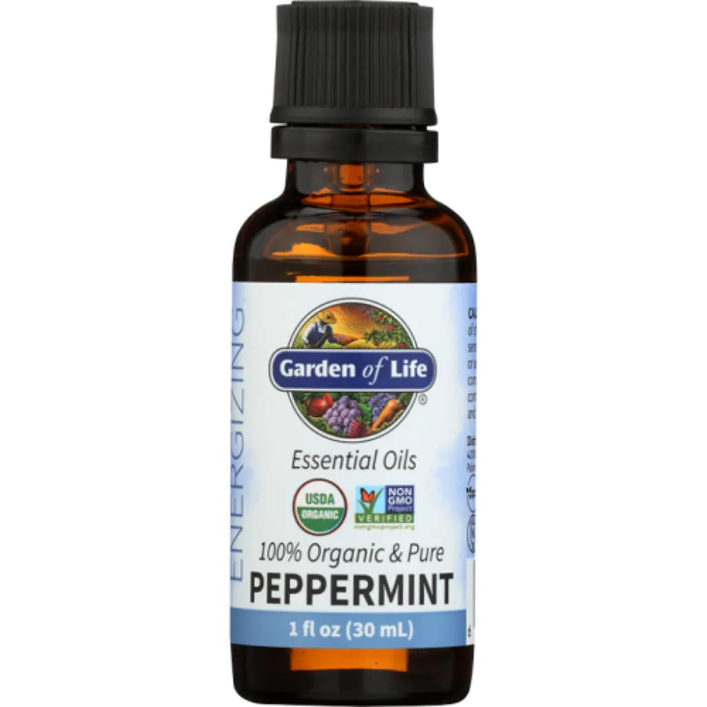 Peppermint Essential Oil Organic 1 fl oz Garden of life