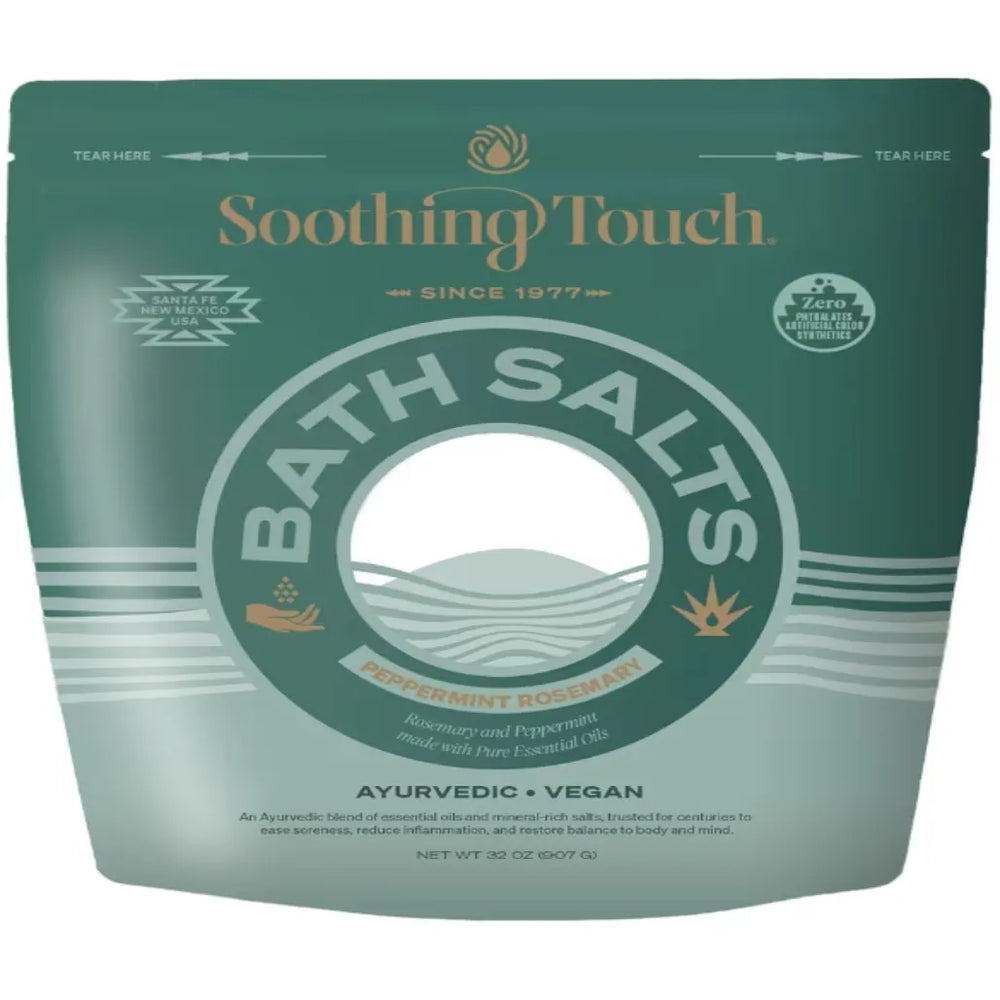 Peppermint Rosemary Bath Salts Pouch