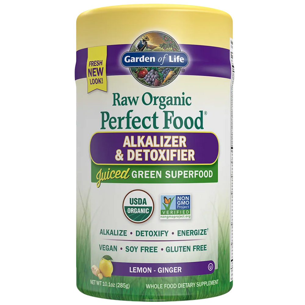 Perfect Food Raw-Alkalizer-Detoxifier Organic Powder Garden of Life