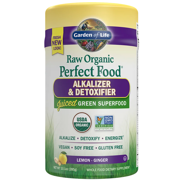 Perfect Food Raw-Alkalizer-Detoxifier Organic Powder Garden of Life