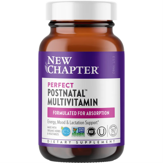 New Chapter Perfect Postnatal 192 Tabs - supports energy, mood, and lactation support