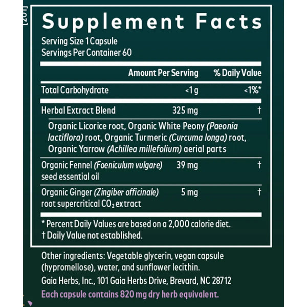 Period Cramp Support Gaia Herbs