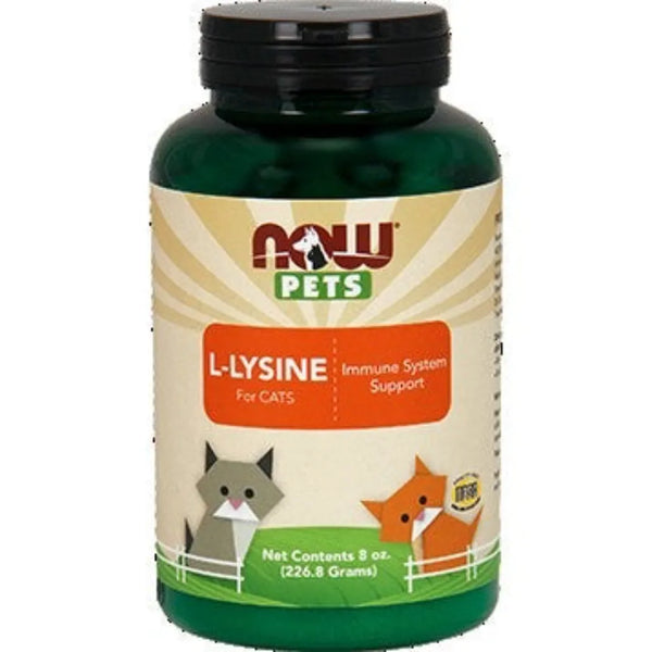 Pets L-Lysine Powder (Cats) NOW
