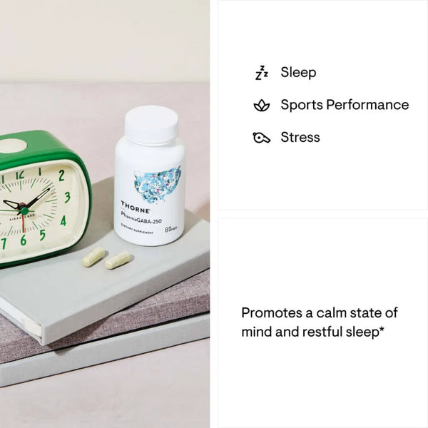 Thorne PharmaGABA-250 for Sleep Support