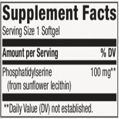 Phosphatidyl Serine 100 mg Natures way