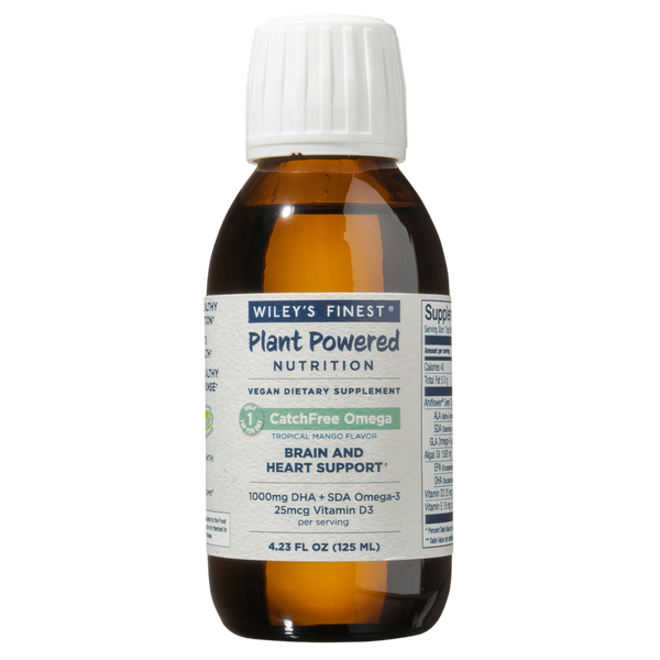 Plant Powered Nutrition CatchFree Omega, Vegan, Tropical Mango Flavor