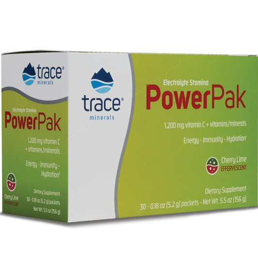 Power Pak Electrolyte Stamina Cherry Lime by Trace Minerals Research 