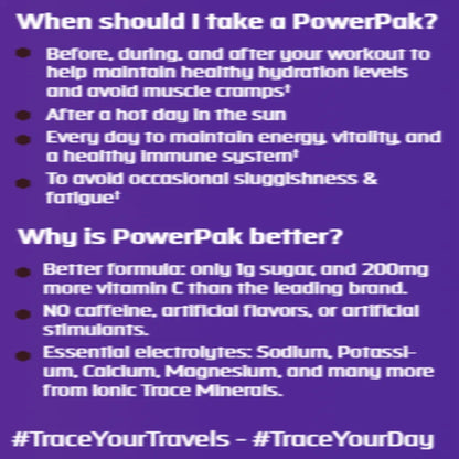 Power Pak Grape Trace Minerals Research