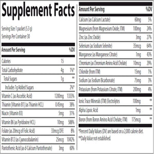 Electrolyte Stamina Power Pak Grape by Trace Minerals Research
