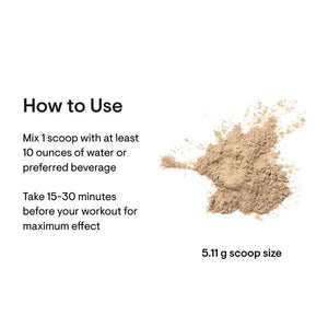 Thorne Pre-Workout Elite 4.32 oz - How to Use