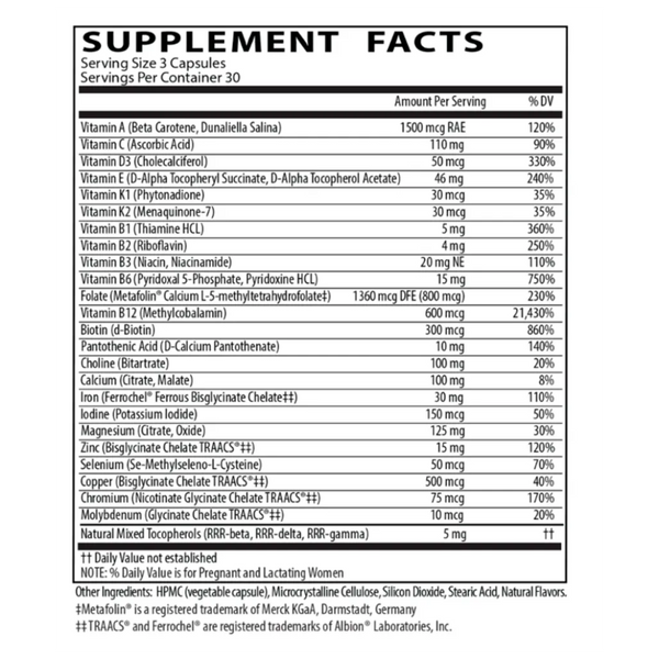 Prenatal Essentials Plus
Neurobiologix