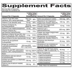 Prenatal Multi Essentials Needed