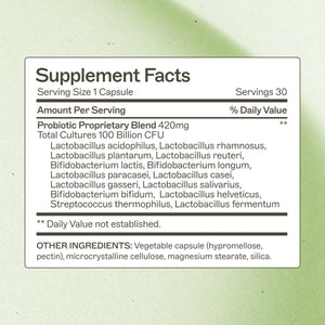 Probiotic 100 Billion By Amy Myers MD 