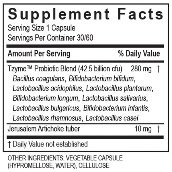 Probiotic 42.5 60Cap Transformation Enzyme