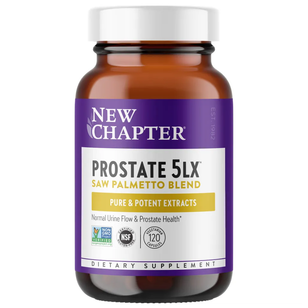 New Chapter Prostate 5LX - Supports normal urine flow and prostate health