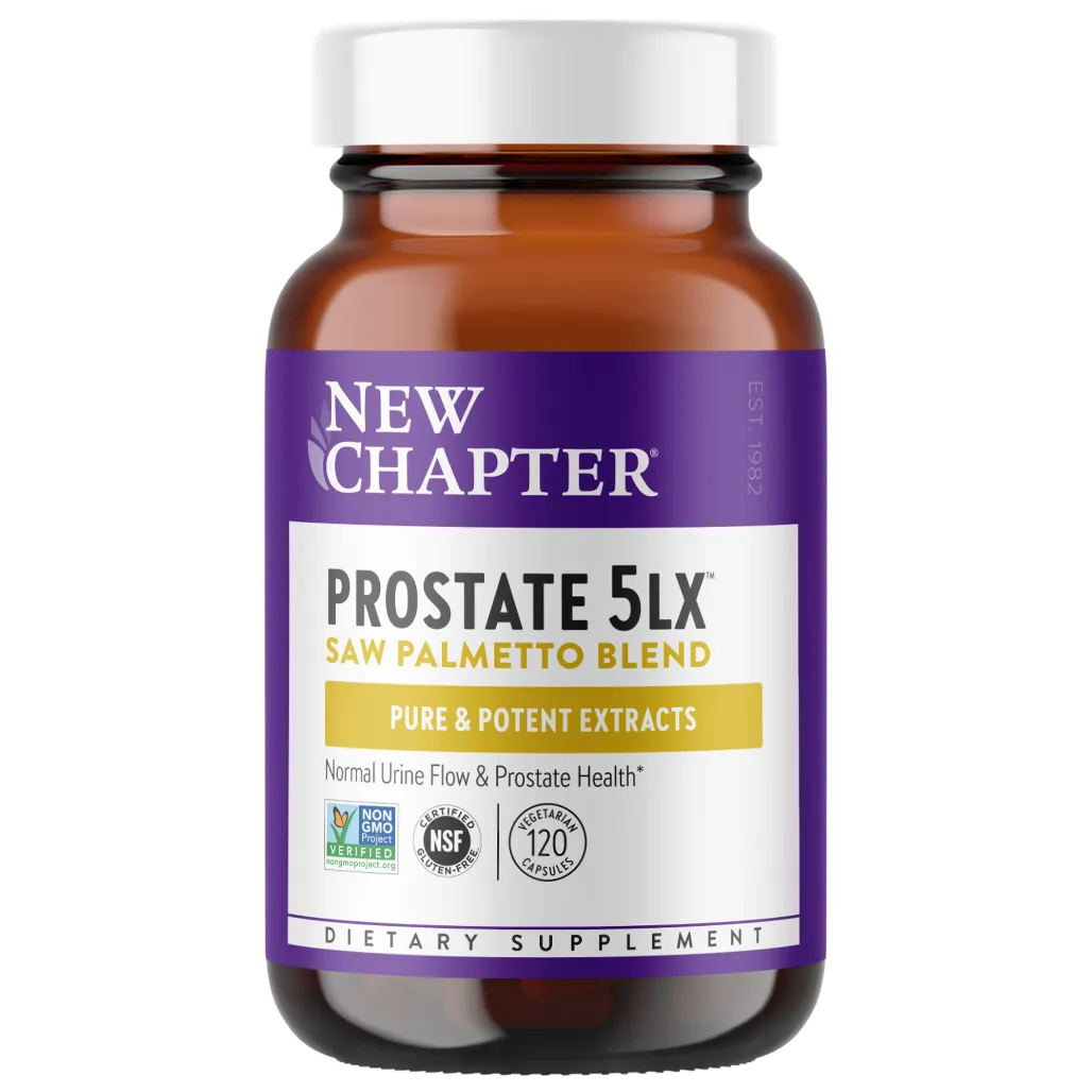 New Chapter Prostate 5LX - Supports normal urine flow and prostate health