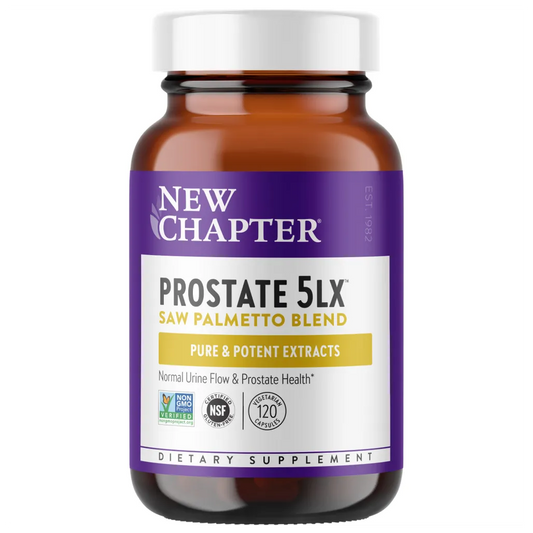 New Chapter Prostate 5LX - Supports normal urine flow and prostate health