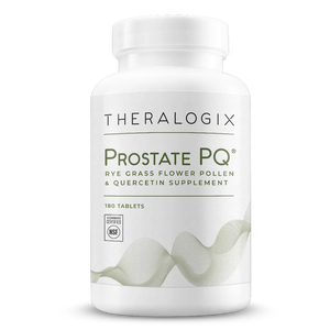 Prostate PQ supplement with rye grass flower pollen and quercetin for healthy urinary function